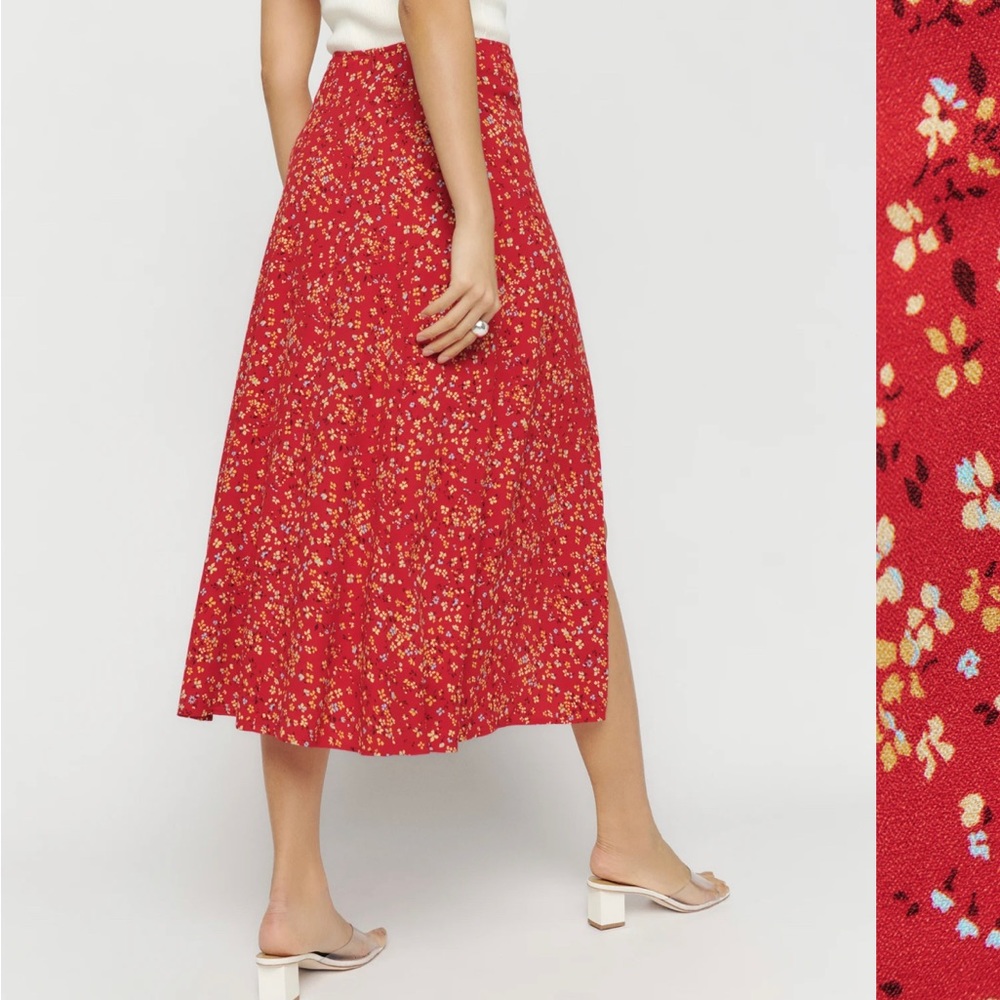 NWOT THE REFORMATION ZOE SKIRT size 0